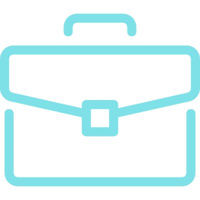 Icon of a briefcase symbolizing business or work.