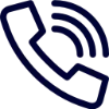 Phone icon with signal waves