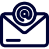 Email notification symbol illustration